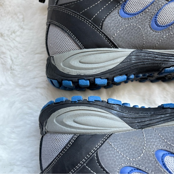 Merrell Boy's Grey/Blue Leather Hiltop Ventilator Mid Waterproof Hiking Boots 6 - Picture 13 of 16
